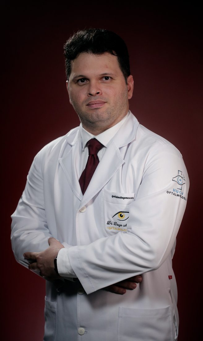 Dr. Diego Lucena Mascato, CRM-AM 8807, oftalmologista especialista em catarata e glaucoma em Manaus